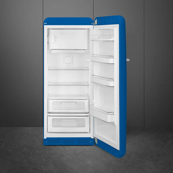 Refrigerador Smeg 1 Puerta, Estilo anõs 50, Bisagra a la derecha, 220v, Azul, FAB28RBE5