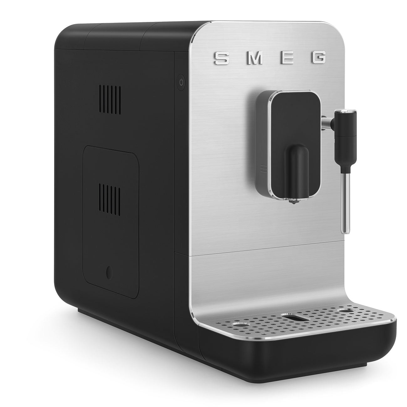 Cafetera Automatica con Varilla de Vapor Smeg, Estética Collezione, 1350w, Negro, BCC12BLMEU