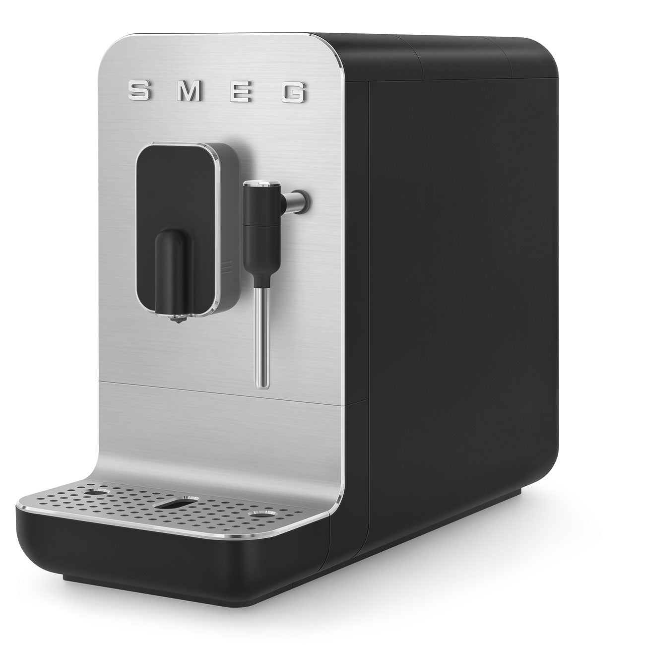 Cafetera Automatica con Varilla de Vapor Smeg, Estética Collezione, 1350w, Negro, BCC12BLMEU