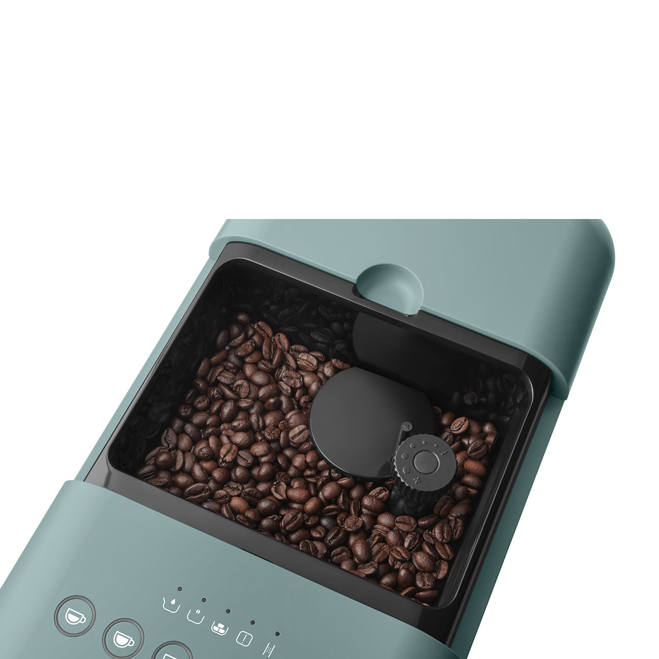 Cafetera Superautomatica con Sistema de Leche Integrado Smeg, Estetica Collezione, 1350w, Verde Esmeralda, BCC13EGMEU