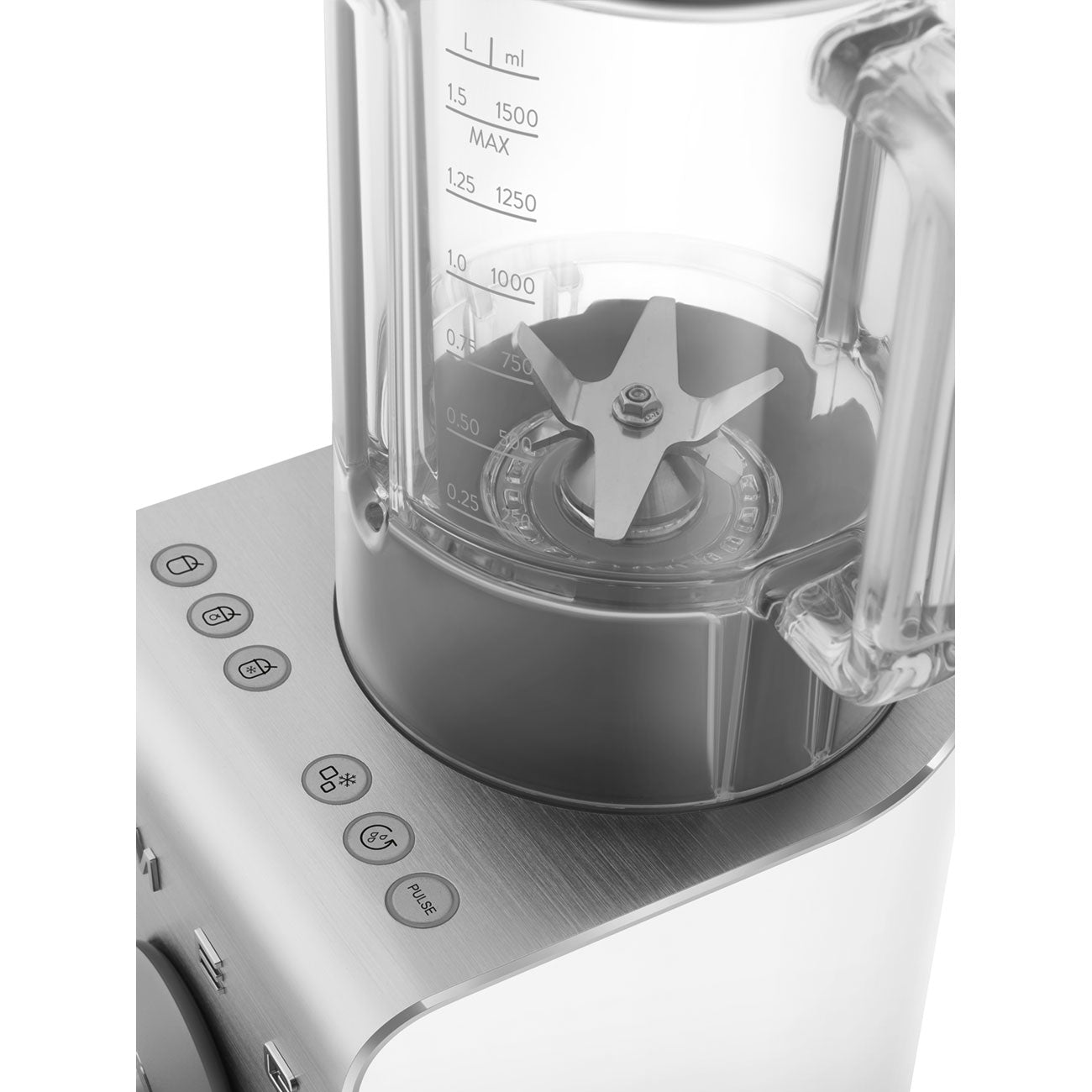Licuadora de Alto Rendimiento Smeg, 1400w, Blanco, BLC01WHMEU