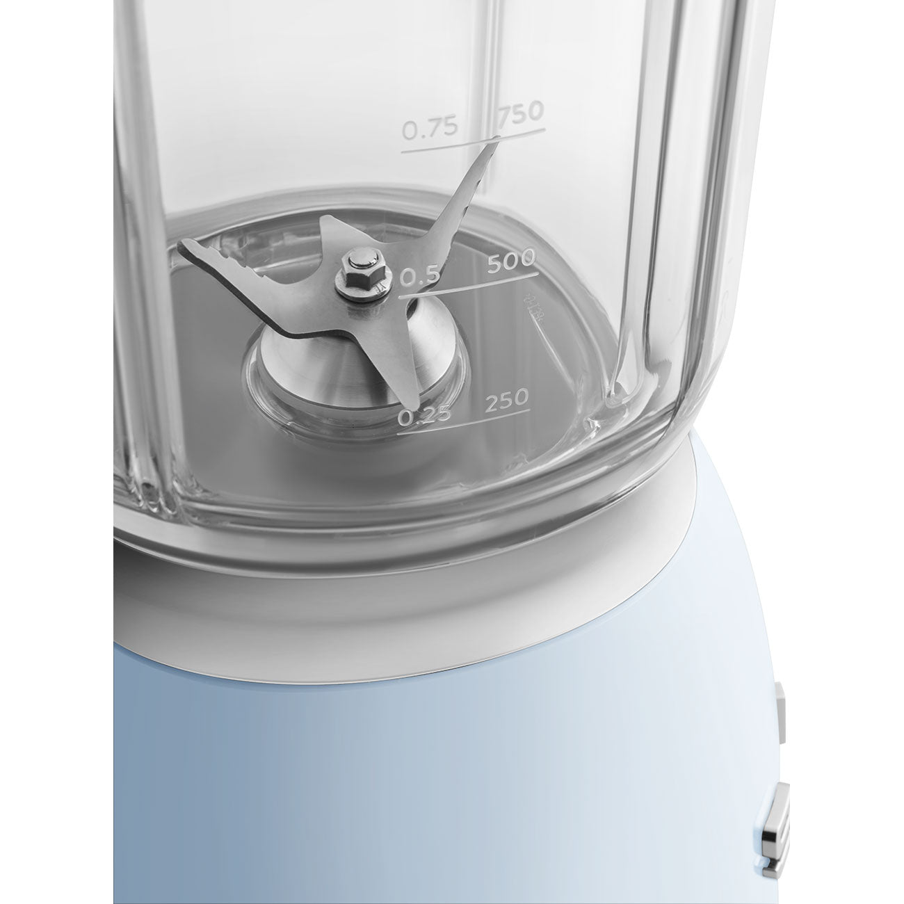 Licuadora Smeg, Estilo años 50, 800W-220V, Azul, BLF03PBEU