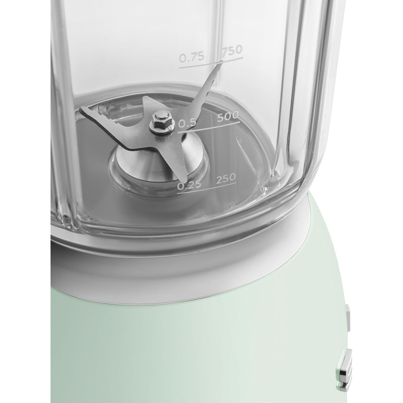 Licuadora Smeg, Estilo años 50, 800W-220V, Verde Pastel, BLF03PGEU