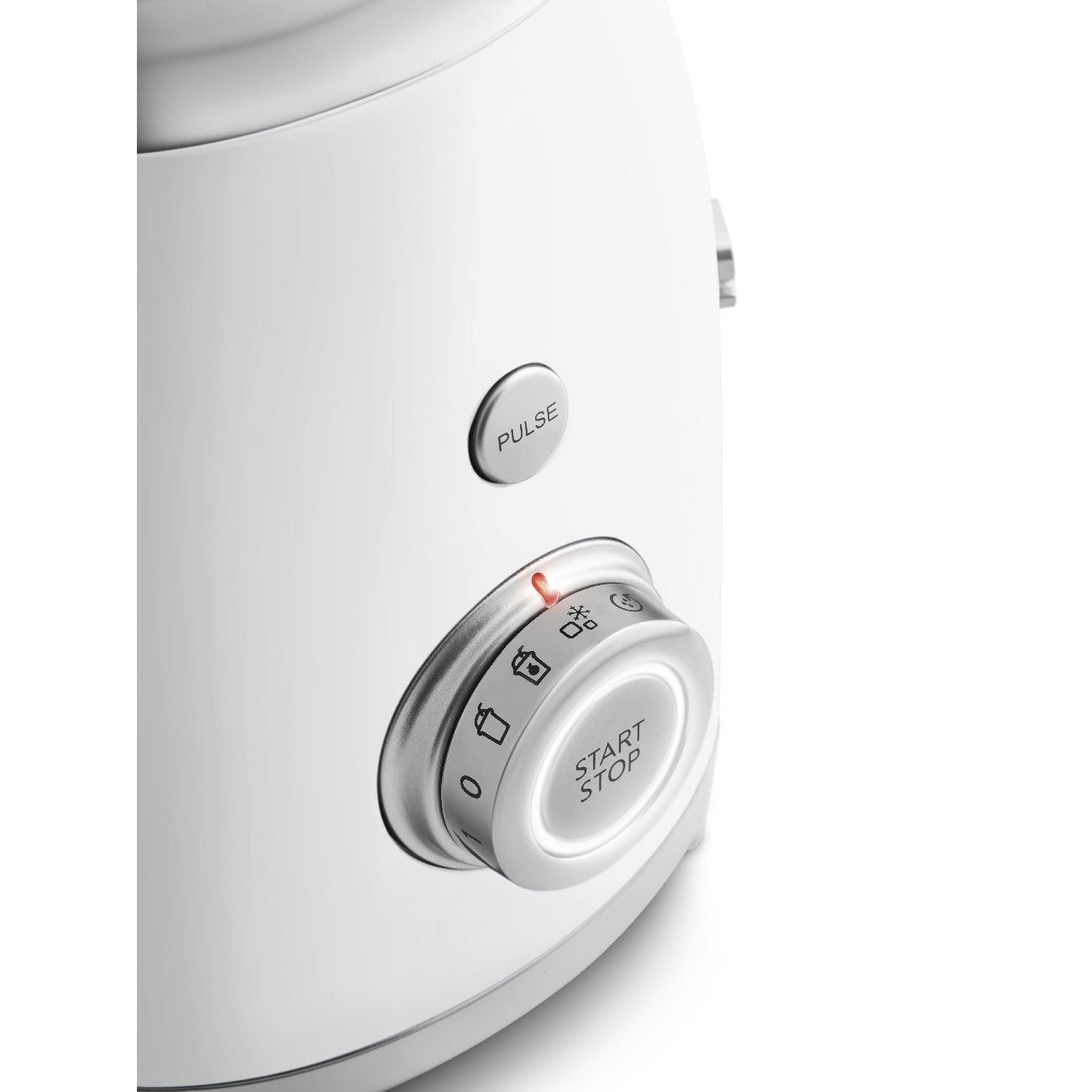 Licuadora Smeg, Estilo años 50, 800W-220V, Blanco, BLF03WHEU