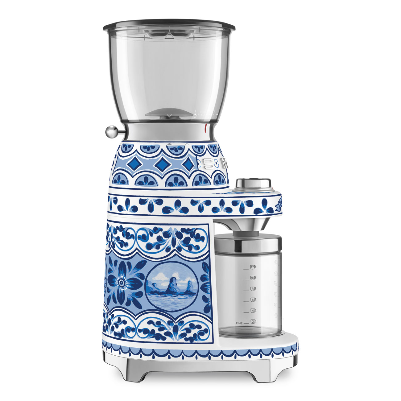 Molinillo de Café Smeg, Estilo años 50, 150w, Azul Mediterrâneo, CGF01DGBEU