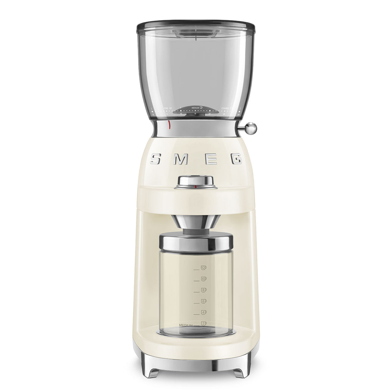 Molinillo de Café Smeg, Estilo años 50, 150w, Crema, CGF11CREU