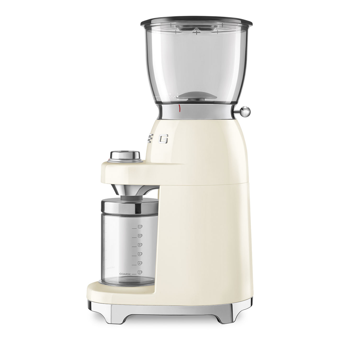 Molinillo de Café Smeg, Estilo años 50, 150w, Crema, CGF11CREU