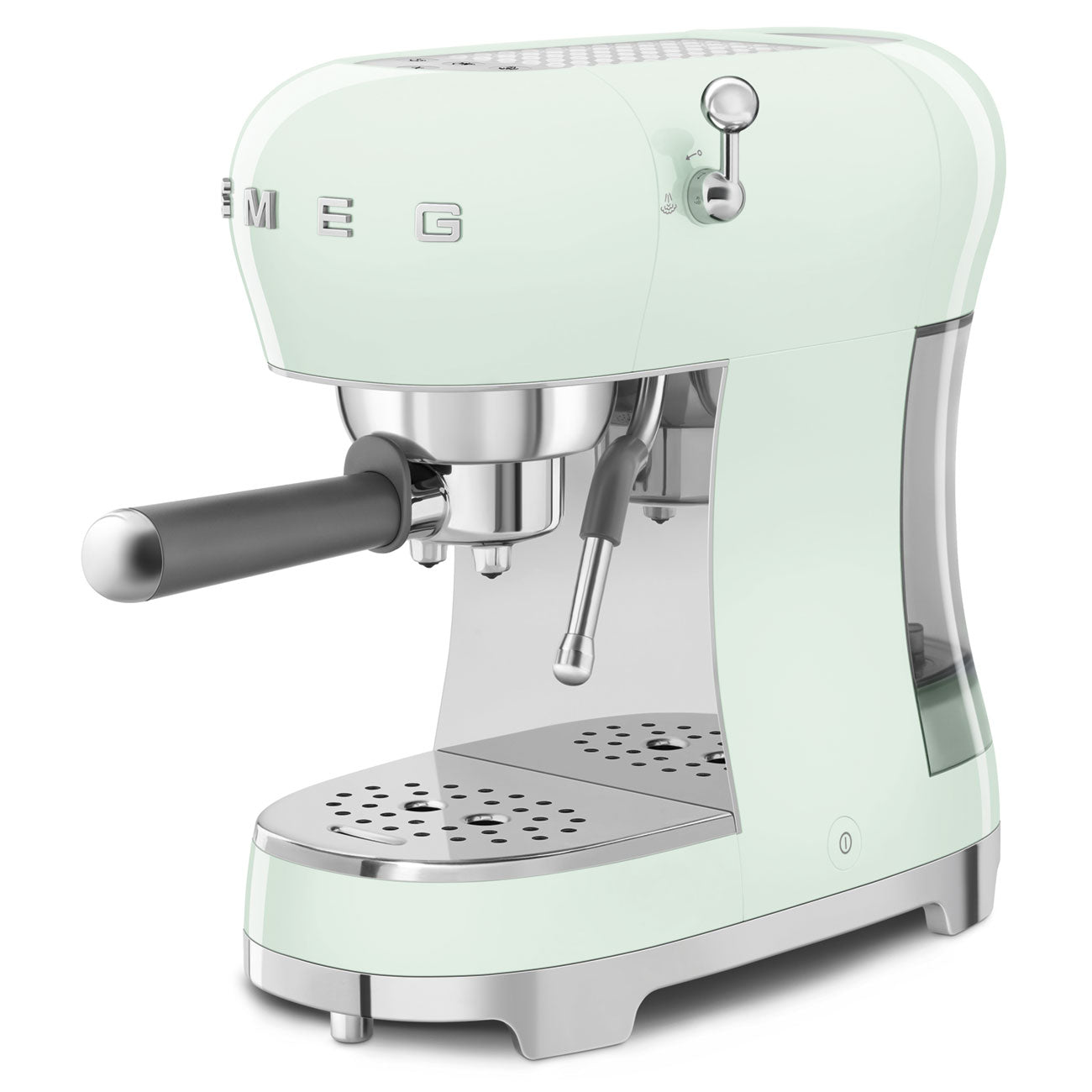 Cafetera Espresso Manual Smeg, Estilo años 50, Verde Pastel, ECF02PGEU