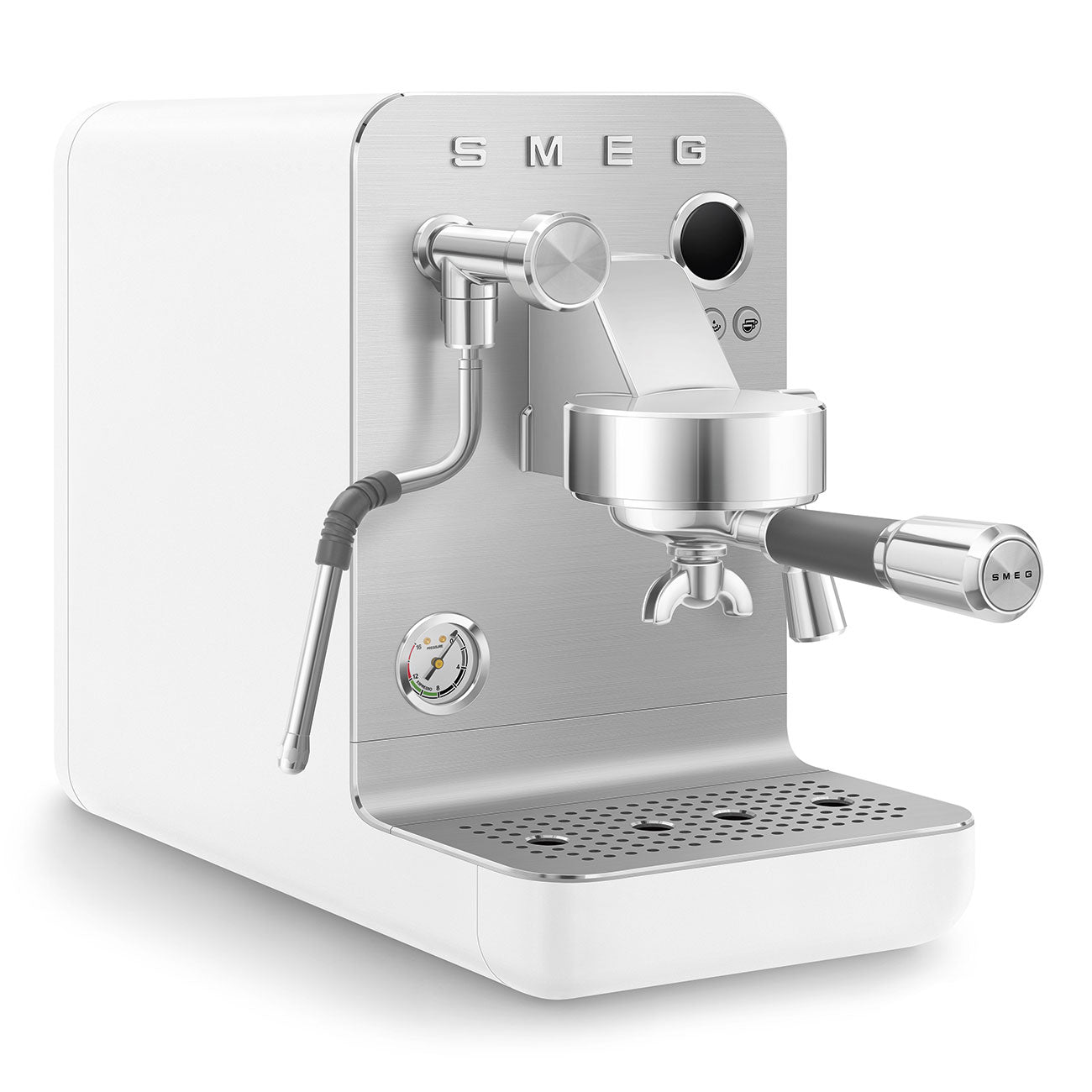 Cafetera Espresso Manual MiniPro Smeg, 1700w, Blanco, EMC02WHMEU
