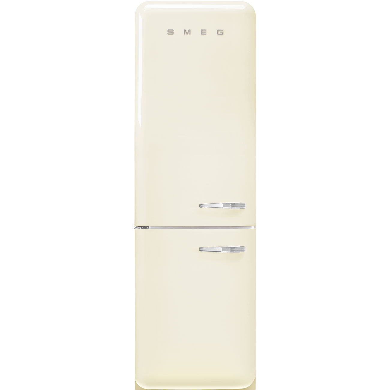 Refrigerador Smeg 2 Puertas, Estilo anõs 50, Bisagra a la izquierda, 220v, Crema, FAB32LCR5