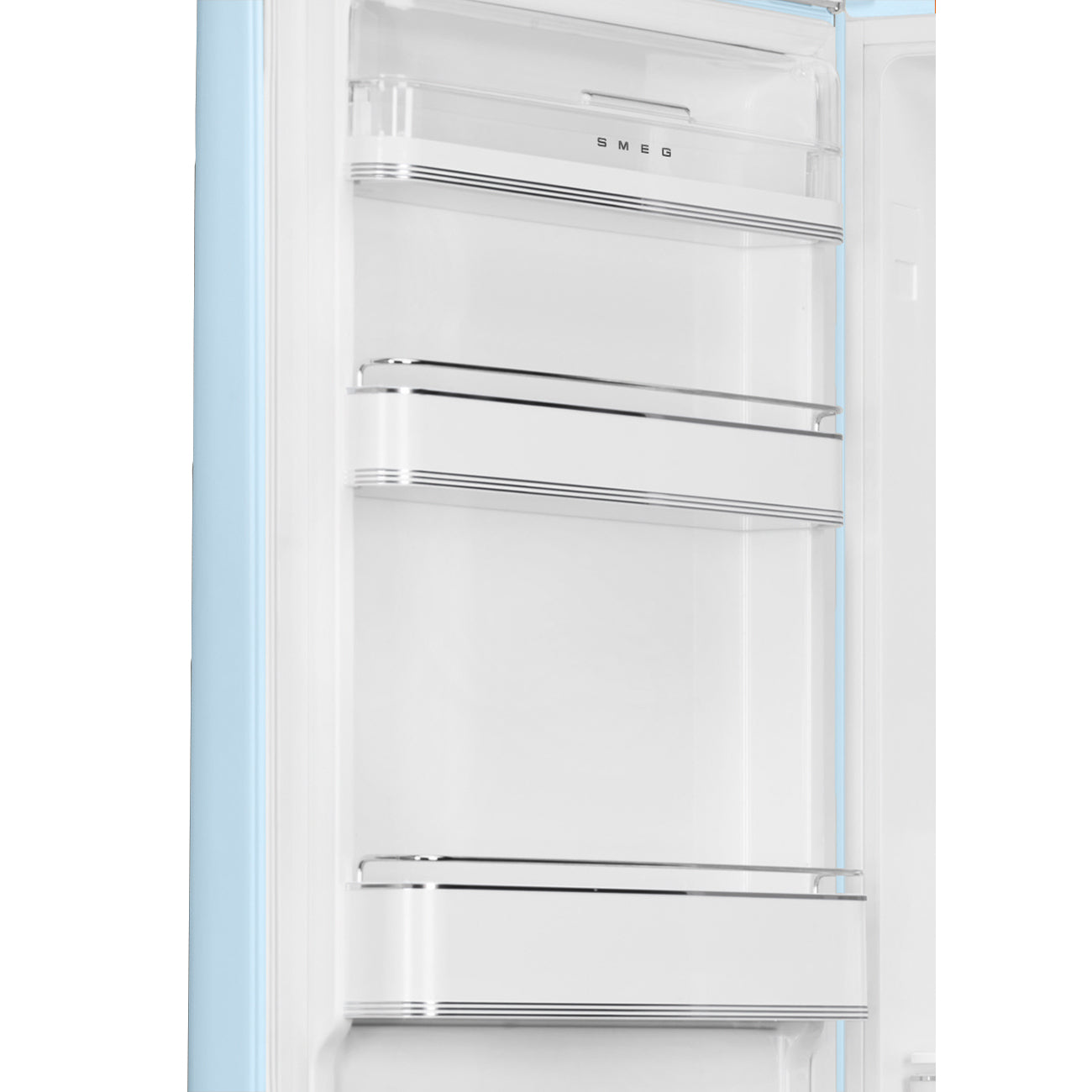 Refrigerador Smeg 2 Puertas, Estilo anõs 50, Bisagra a la izquierda, 220v, Azul, FAB32LPB5