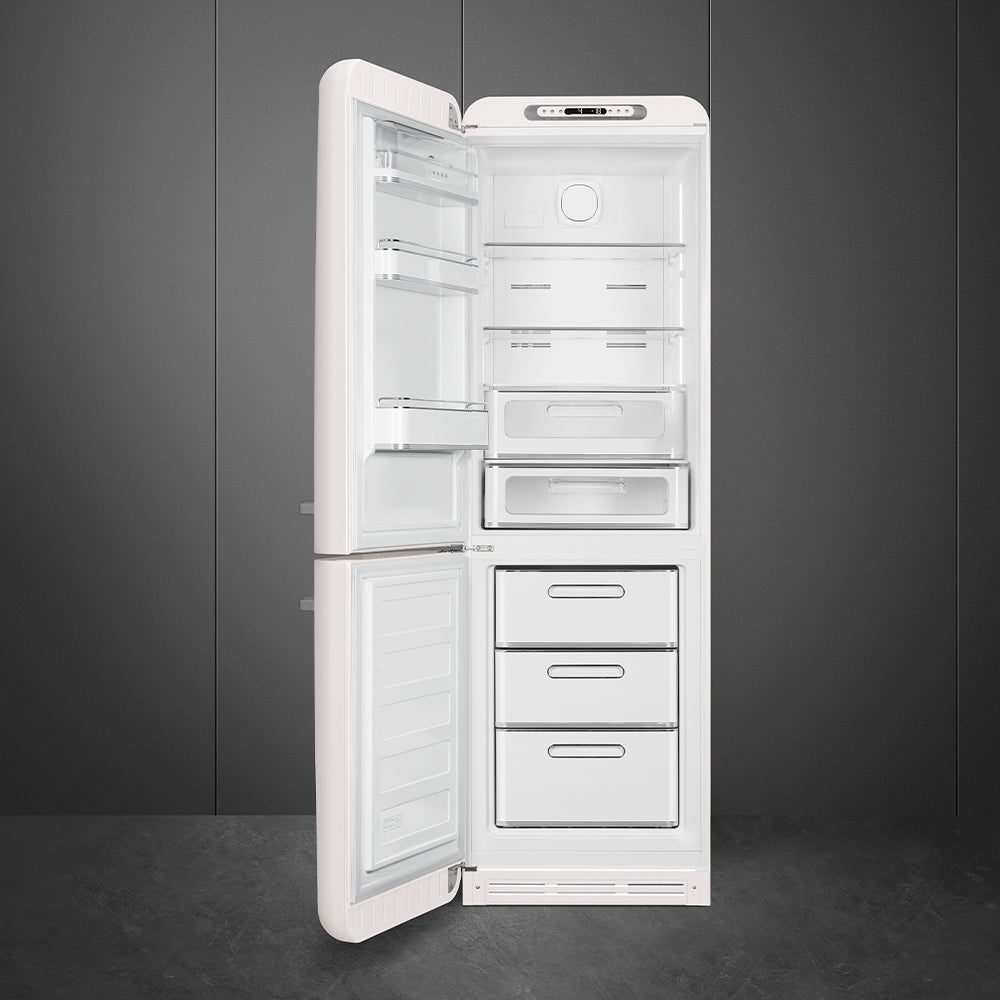 Refrigerador Smeg 2 Puertas, Estilo anõs 50, Bisagra a la izquierda, 220v, Blanco, FAB32LWH5