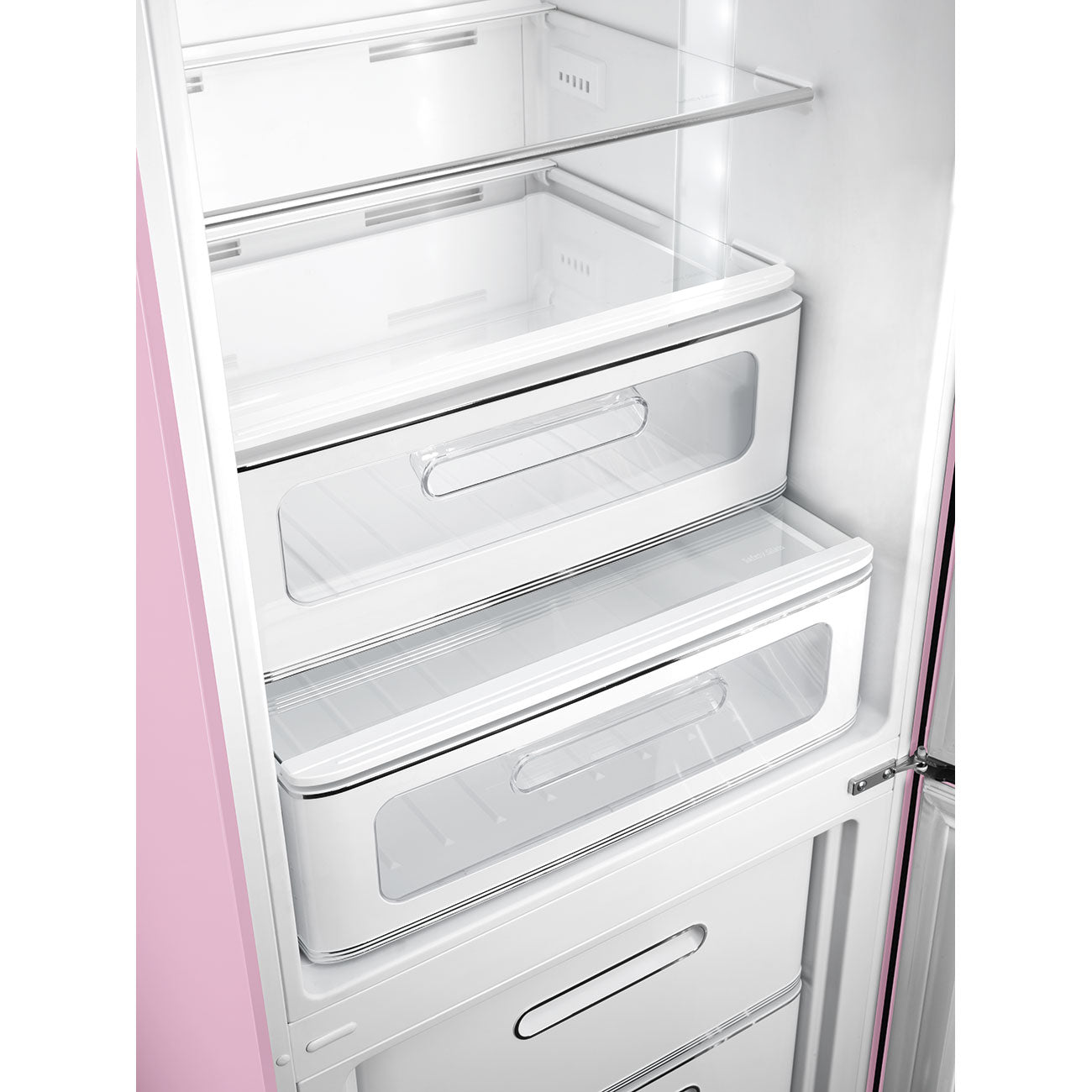 Refrigerador Smeg 2 Puertas, Estilo anõs 50, Bisagra a la derecha, 220v, Rosa, FAB32RPK5