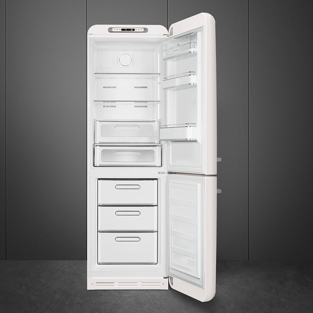 Refrigerador Smeg 2 Puertas, Estilo anõs 50, Bisagra a la derecha, 220v, Blanco, FAB32RWH5