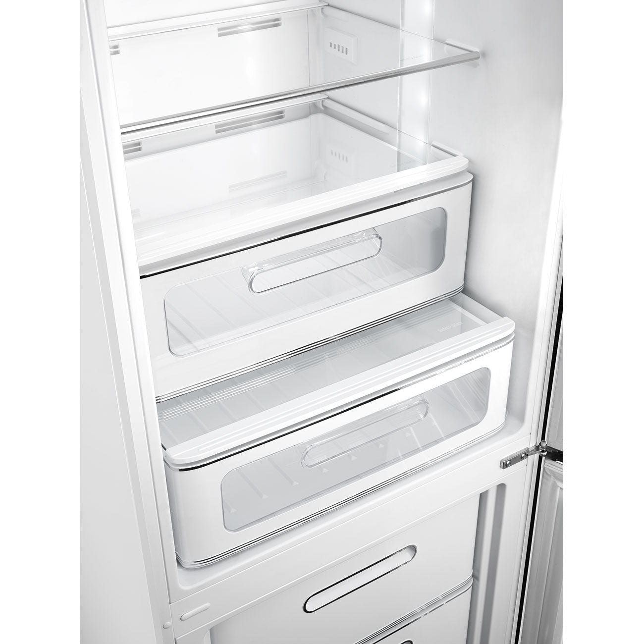 Refrigerador Smeg 2 Puertas, Estilo anõs 50, Bisagra a la derecha, 220v, Blanco, FAB32RWH5