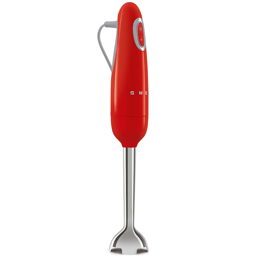 Batidora de mano con accesorios Smeg, Estilo años 50, 700w, Rojo, HBF22RDEU