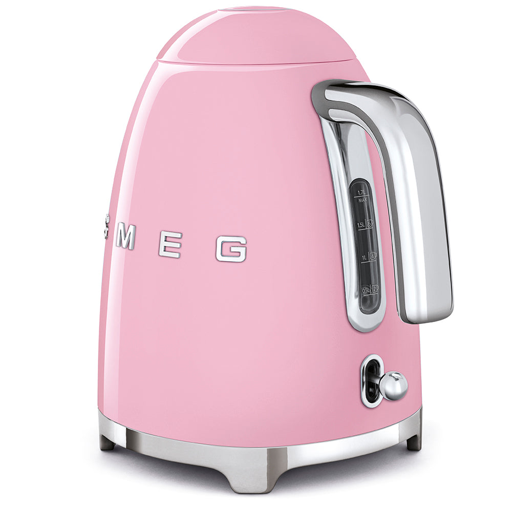 Hervidor Eléctrico Smeg, Estilo anõs 50, Rosa, KLF03PKEU