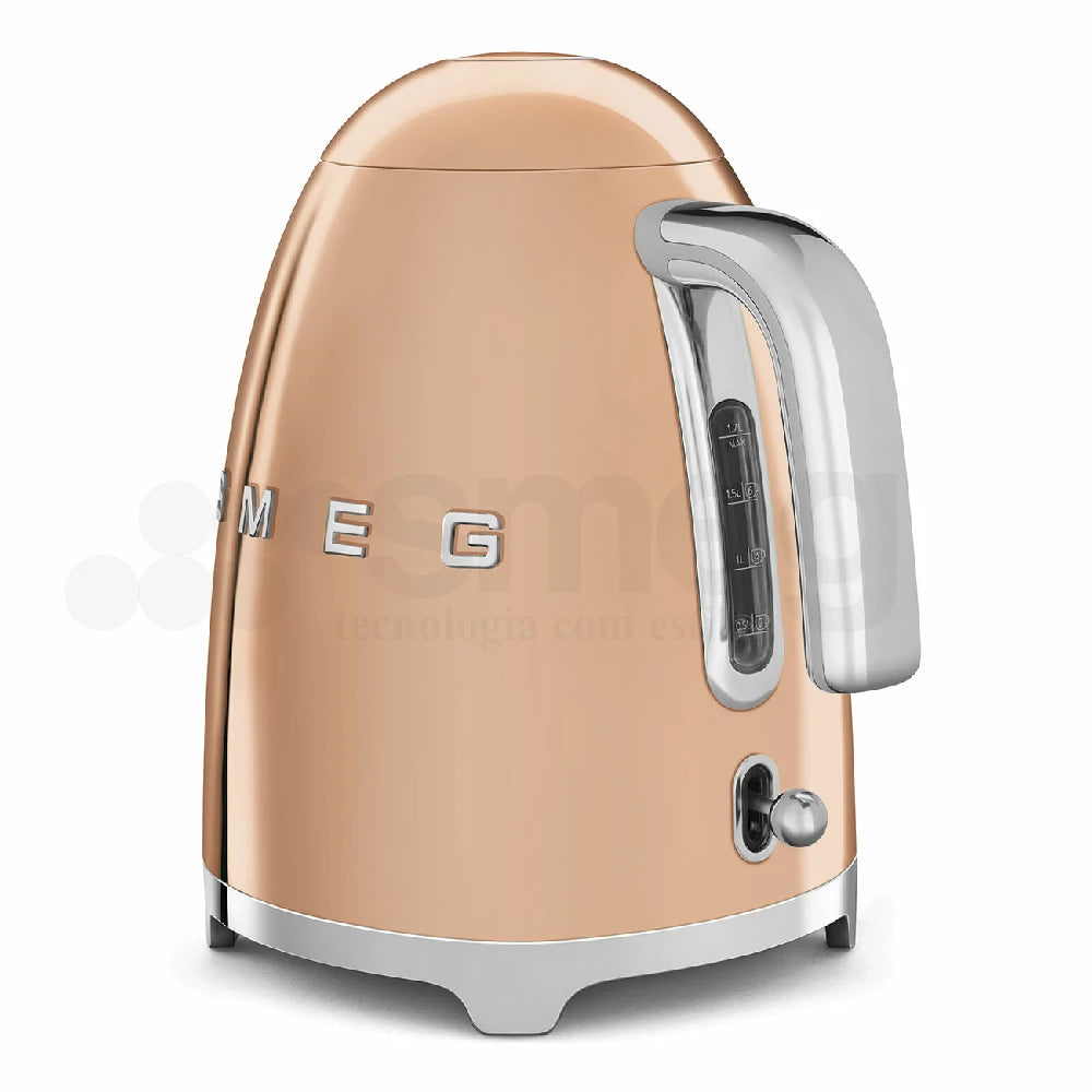Hervidor Eléctrico Smeg, Estilo años 50, Oro Rosa, KLF03RGEU