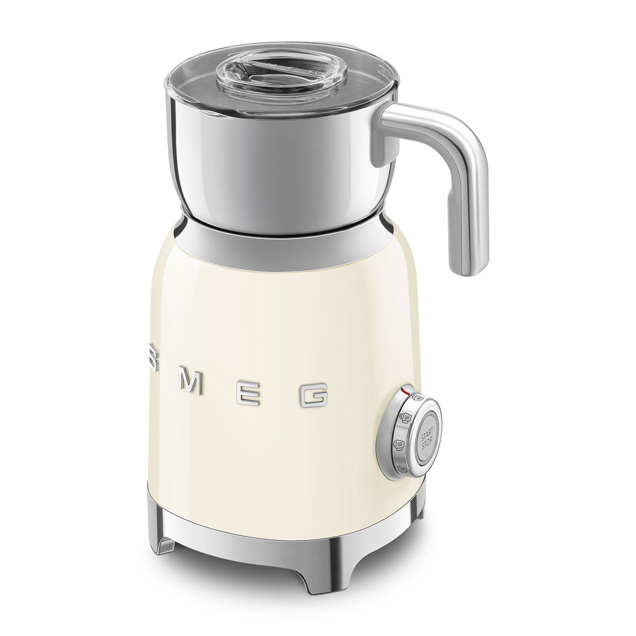 Espumador de Leche por Induccíon Smeg, Estilo años 50, 500w, Crema, MFF11CREU