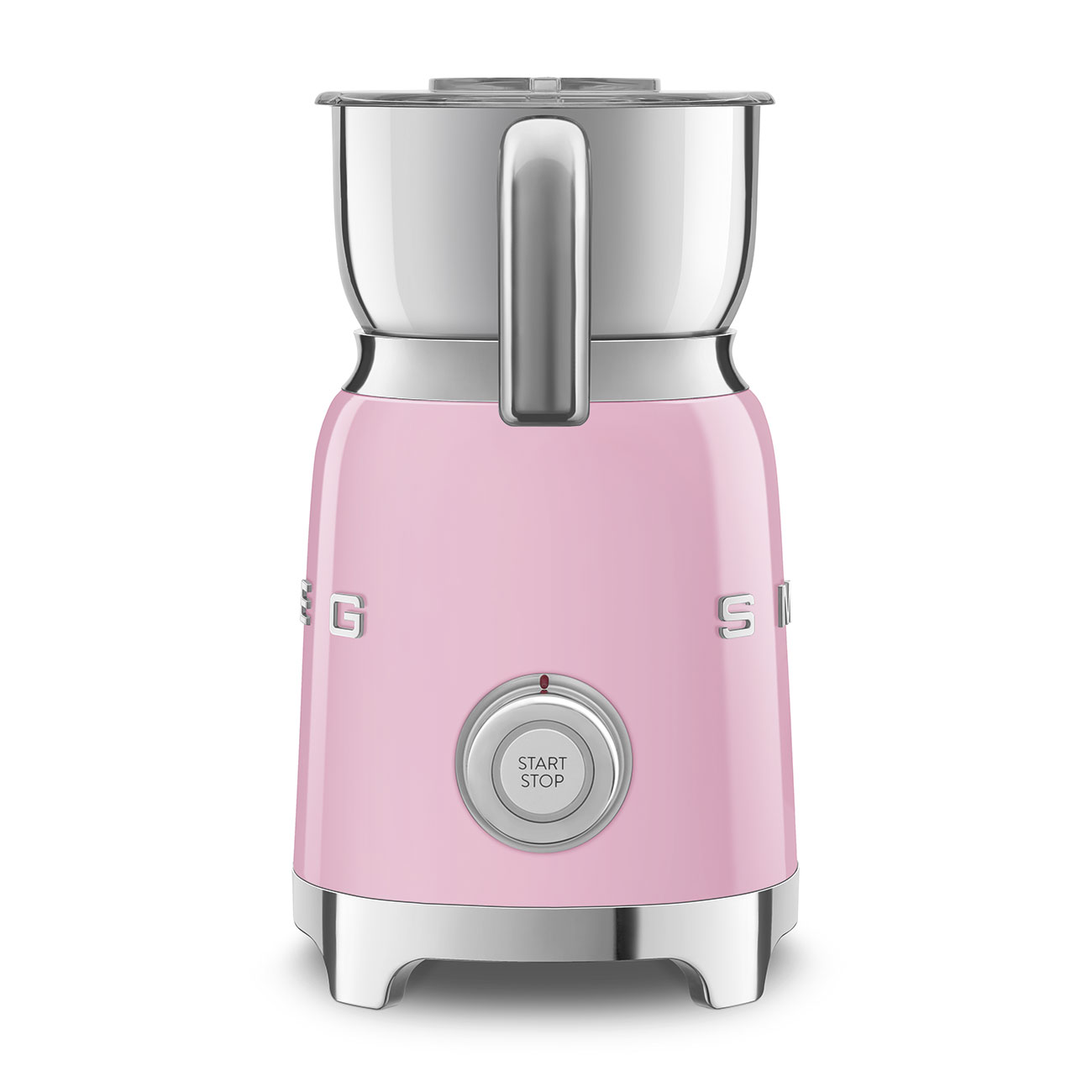 Espumador de Leche por Induccíon Smeg, Estilo años 50, 500w, Rosa, MFF11PKEU