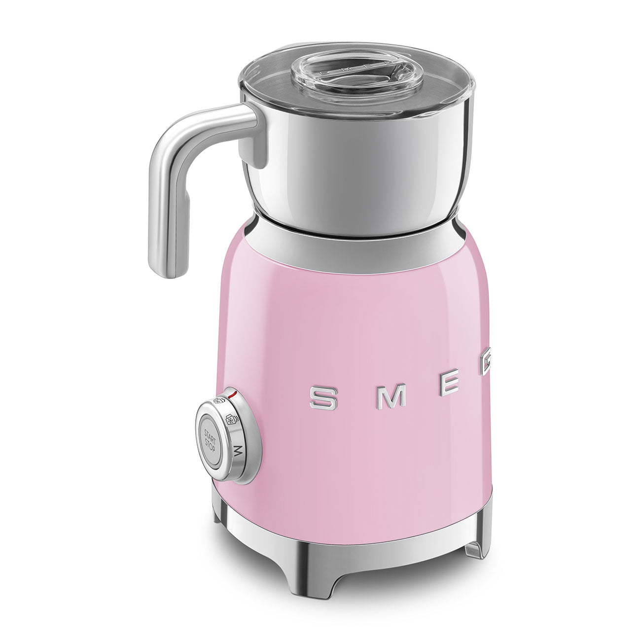 Espumador de Leche por Induccíon Smeg, Estilo años 50, 500w, Rosa, MFF11PKEU