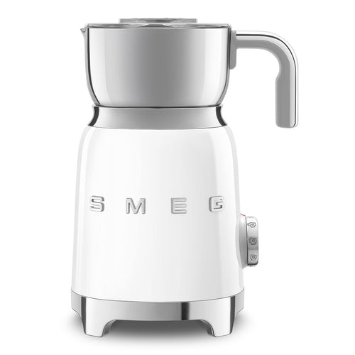Espumador de Leche por Induccíon Smeg, Estilo años 50, 500w, Blanco, MFF11WHEU