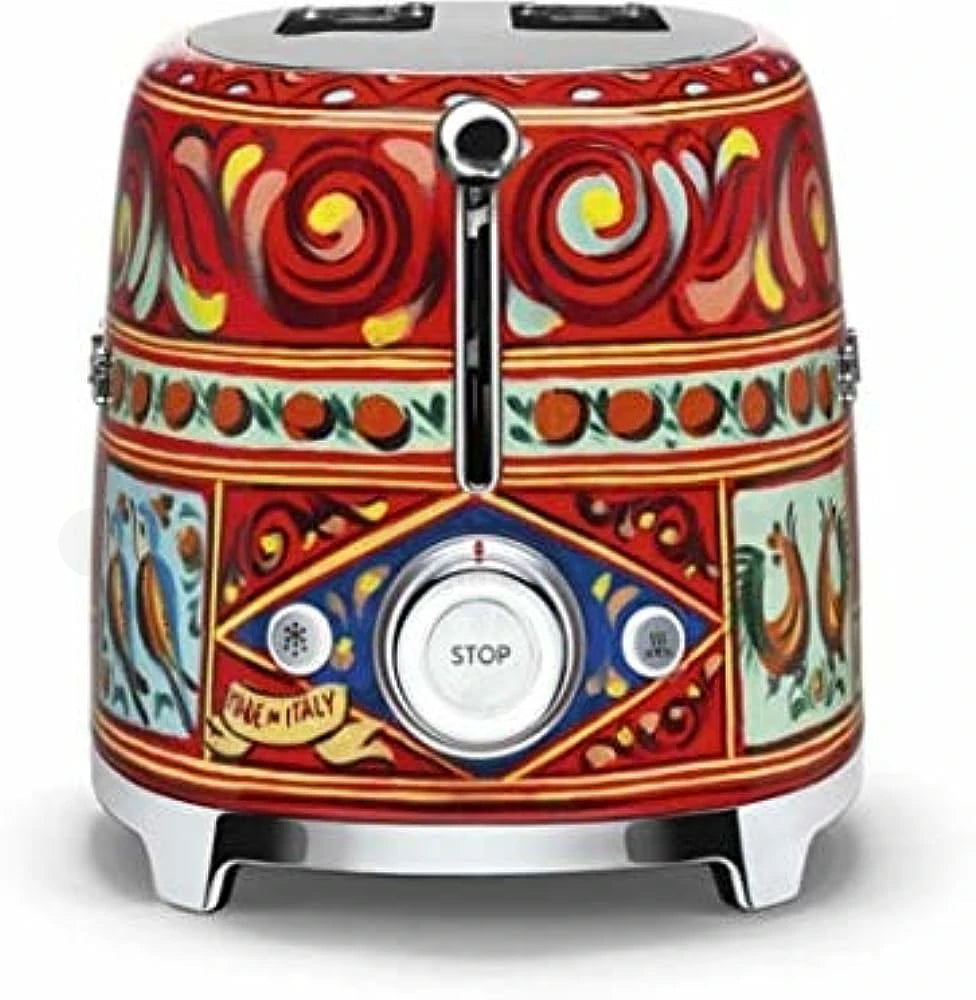 Tostadora Smeg, 2x2, Estilo Años 50, Dolce Gabbana, TSF01DGEU