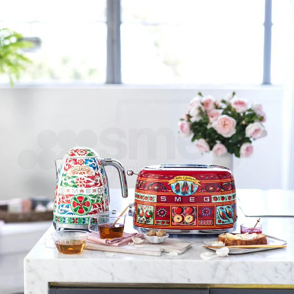 Tostadora Smeg, 2x2, Estilo Años 50, Dolce Gabbana, TSF01DGEU
