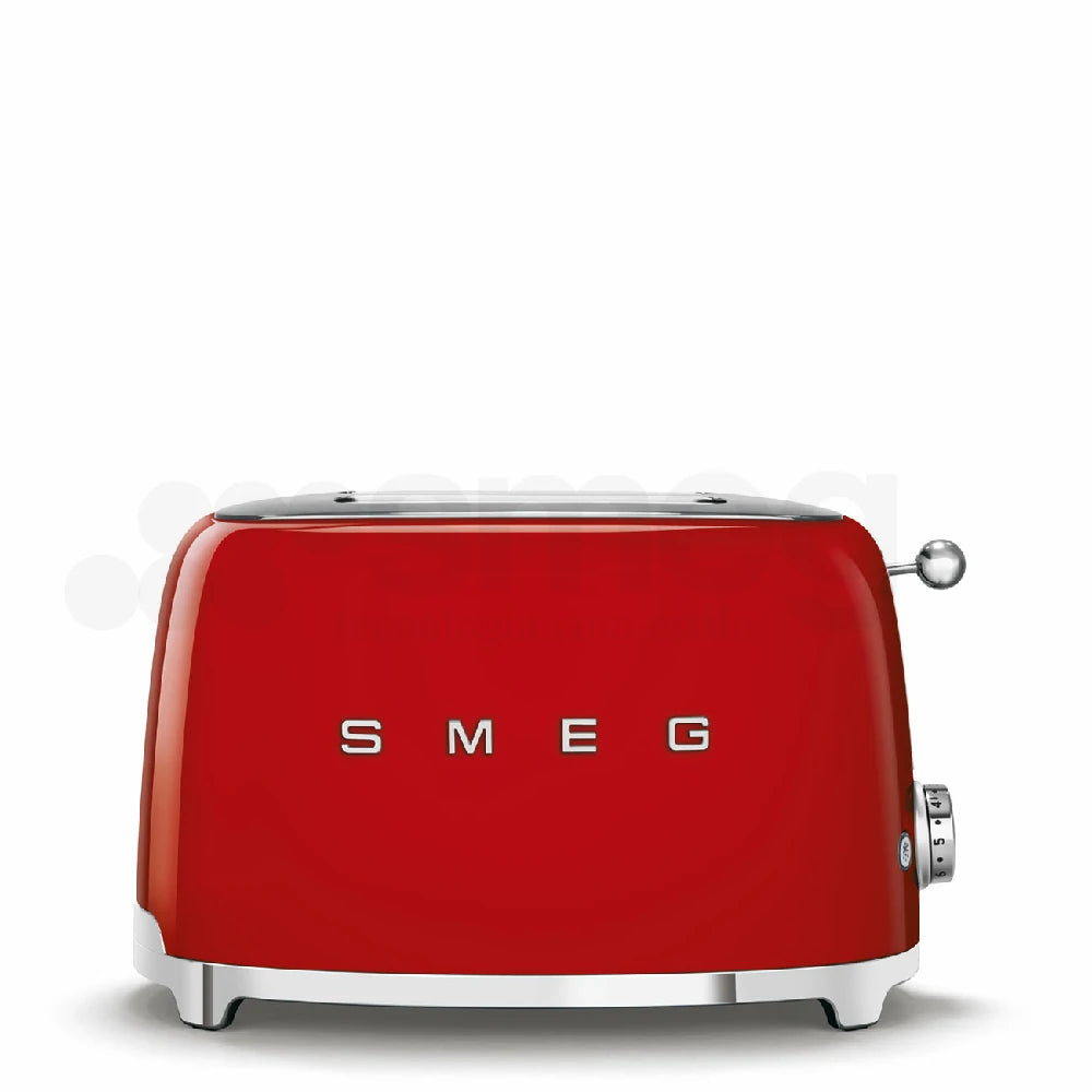Tostadora Smeg, 2x2, Estilo años 50, Rojo, TSF01RDEU