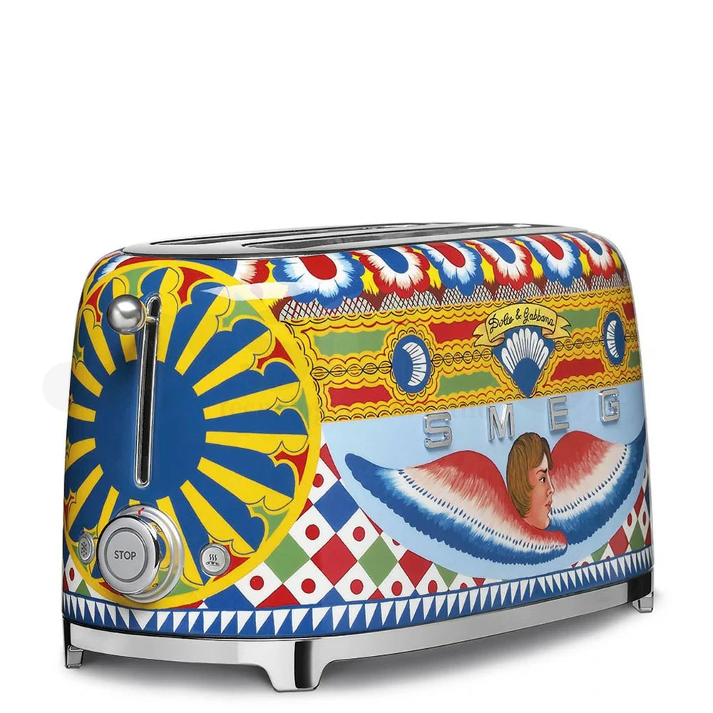 Tostadora Smeg, 2x4, Estilo Años 50, Dolce Gabbana, TSF02DGEU