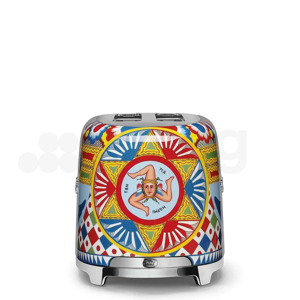 Tostadora Smeg, 2x4, Estilo Años 50, Dolce Gabbana, TSF02DGEU