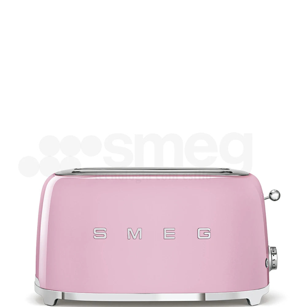 Tostadora Smeg 2x4, Estilo Años 50, 950W 220-240v, Rosa, TSF02PKEU