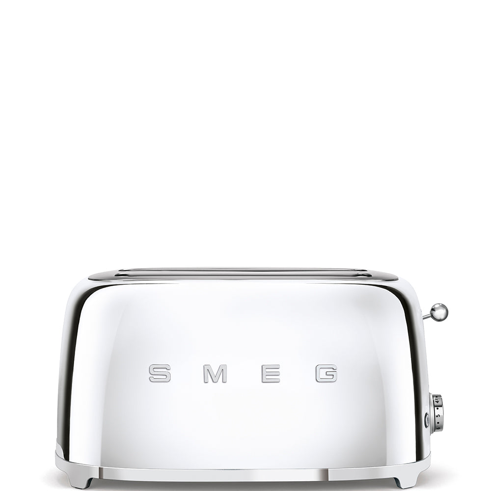 Tostadora Smeg 2x4, Estilo Años 50, 950W 220-240v, Acero, TSF02SSEU