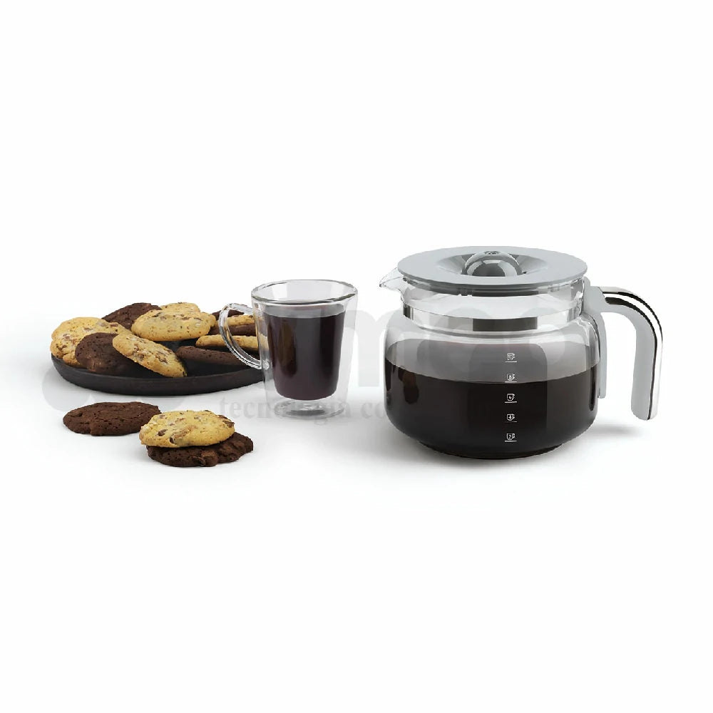 Cafetera de Goteo Smeg, Estilo años 50, 1050W, Rosa, DCF02PKEU