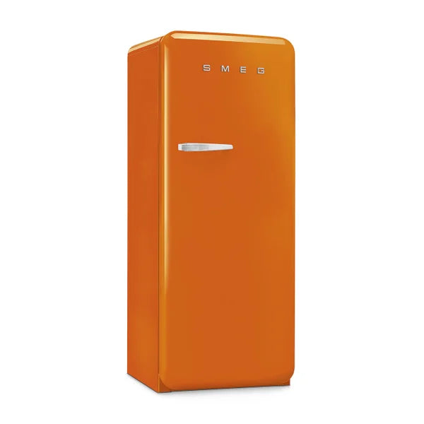 Refrigerador Smeg 1 Puerta, Estilo anõs 50, Bisagra a la derecha, 220v, Naranja, FAB28ROR5