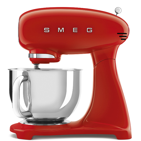 Batidora Smeg, Estilos años 50, 800W-220V, Rojo Full Collor, SMF03RDEU