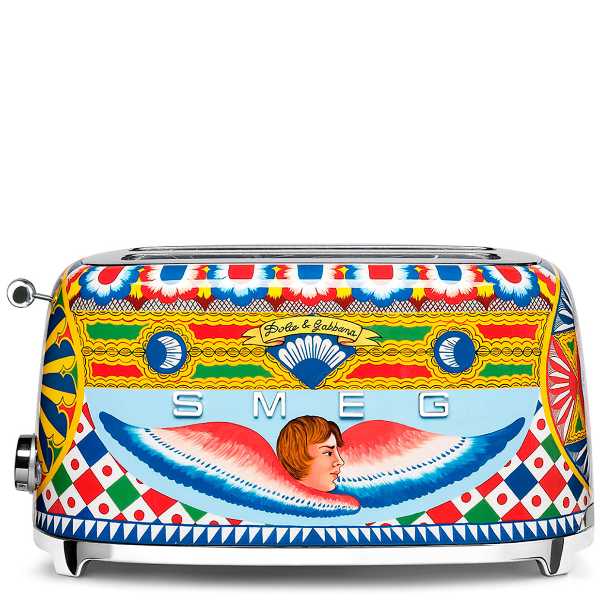 Tostadora Smeg, 2x4, Estilo Años 50, Dolce Gabbana, TSF02DGEU