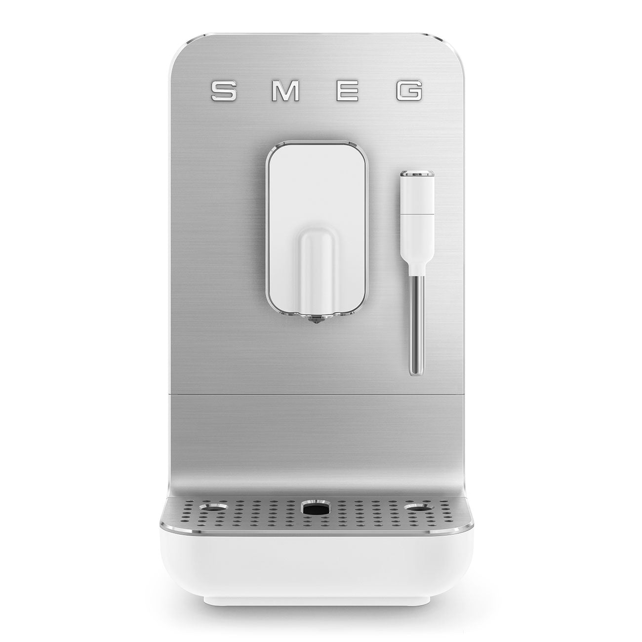 Cafetera Automatica con Varilla de Vapor Smeg, Estética Collezione, 1350w, Blanco, BCC12WHEU
