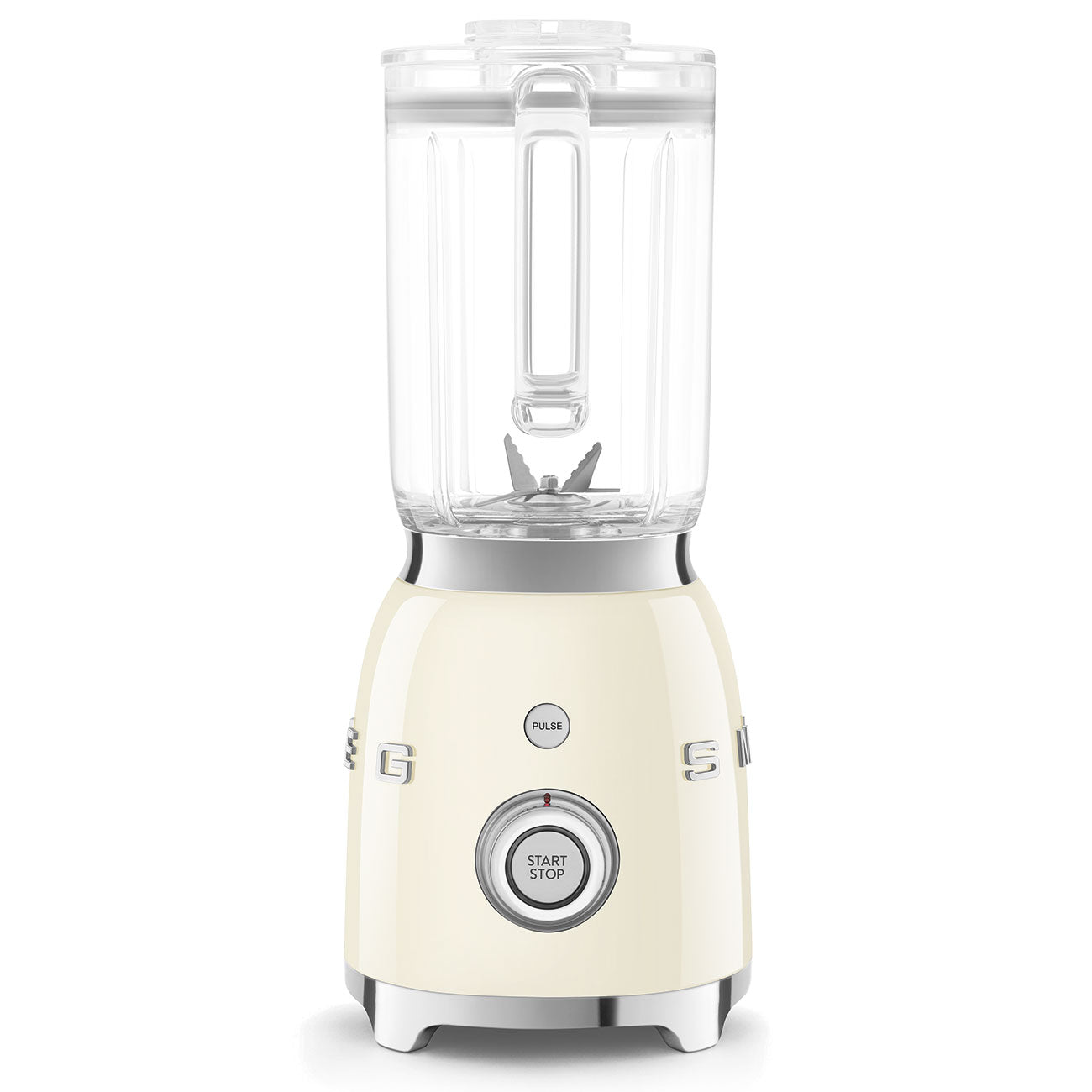 Licuadora Smeg, Estilo años 50, 800W-220V, Crema, BLF03CREU