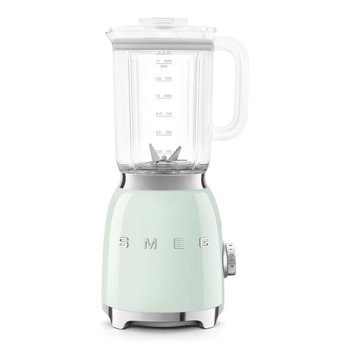 Licuadora Smeg, Estilo años 50, 800W-220V, Verde Pastel, BLF03PGEU