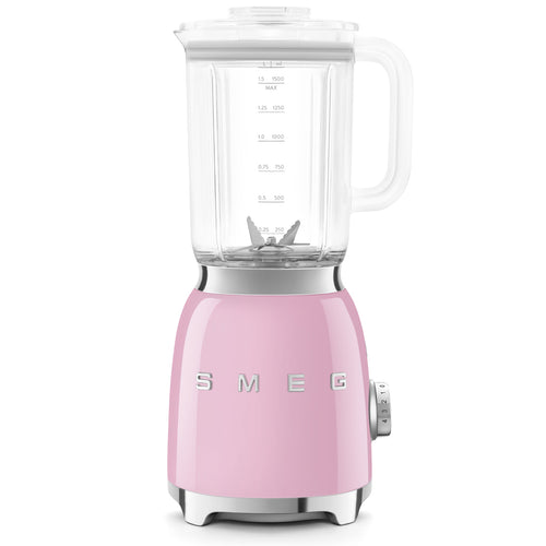 Licuadora Smeg, Estilo años 50, 800W-220V, Rosa, BLF03PKEU