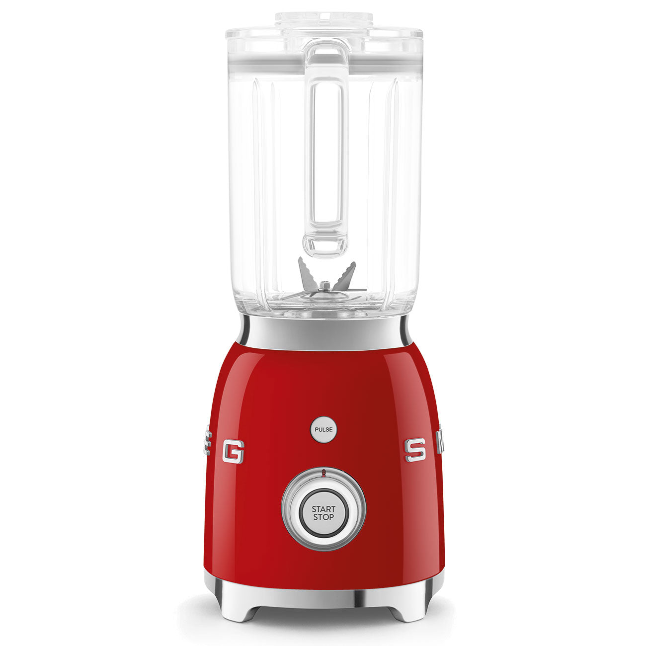 Licuadora Smeg, Estilo años 50, 800W-220V, Rojo, BLF03RDEU