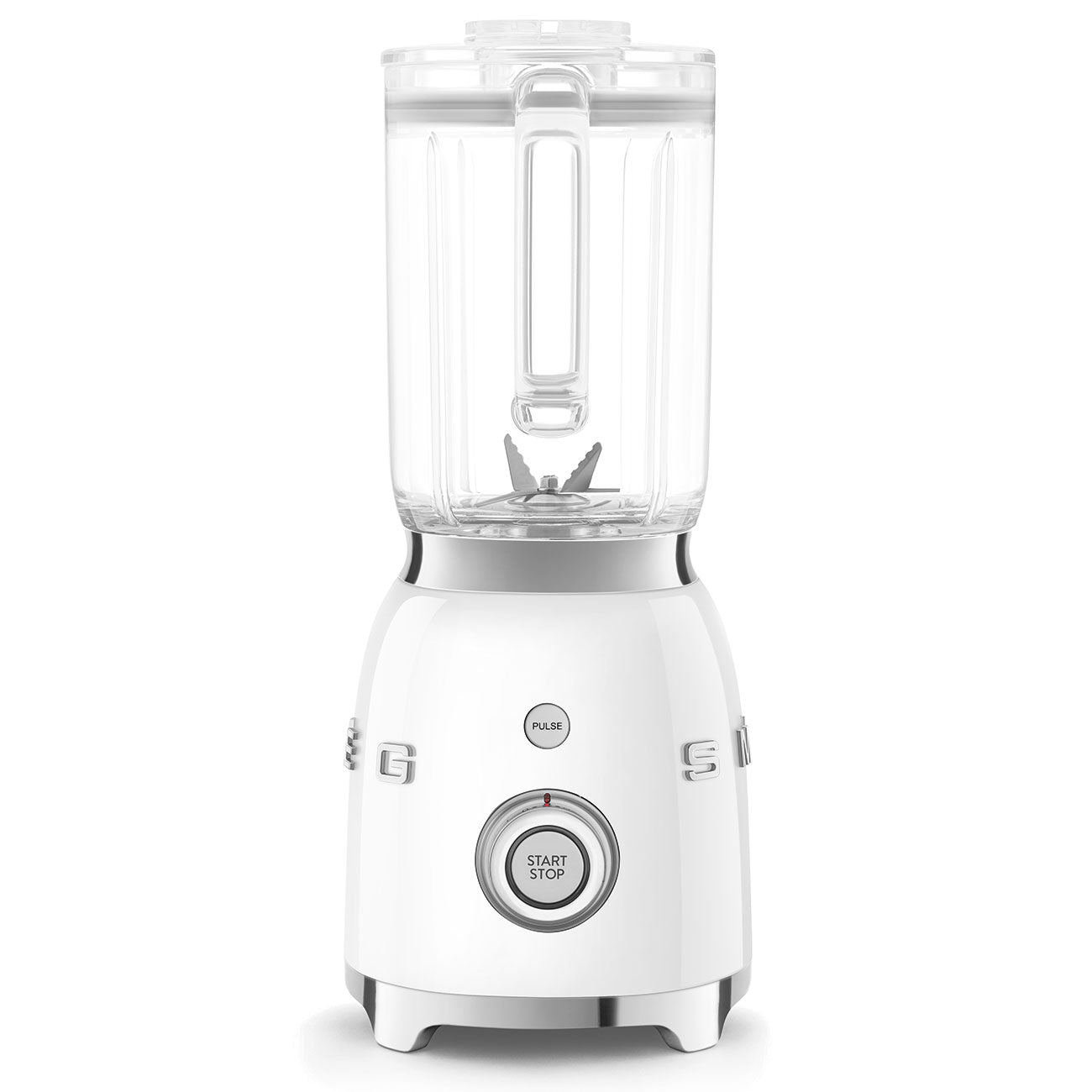 Licuadora Smeg, Estilo años 50, 800W-220V, Blanco, BLF03WHEU