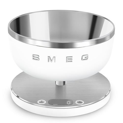 Báscula de cocina Digital Smeg, Blanco, KSC01WHM