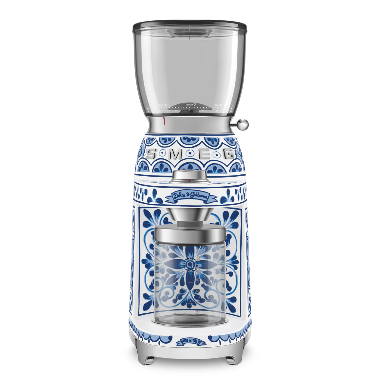 Molinillo de Café Smeg, Estilo años 50, 150w, Azul Mediterrâneo, CGF01DGBEU