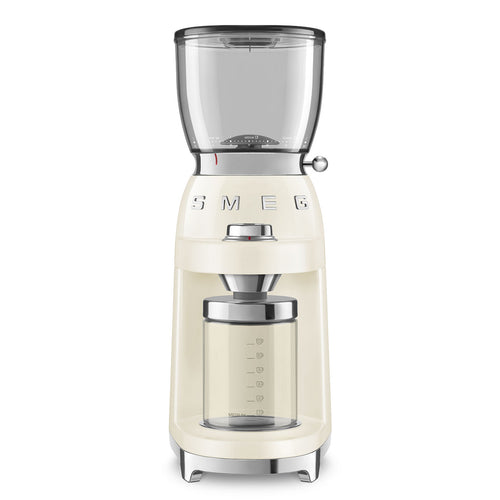 Molinillo de Café Smeg, Estilo años 50, 150w, Crema, CGF11CREU