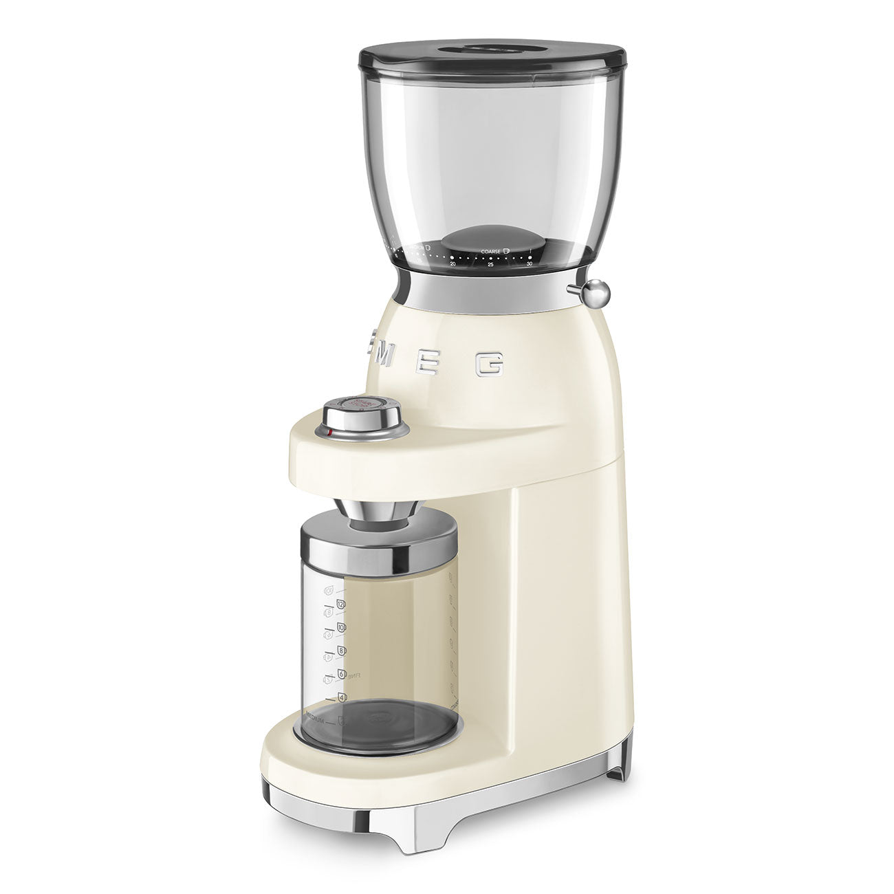 Molinillo de Café Smeg, Estilo años 50, 150w, Crema, CGF11CREU