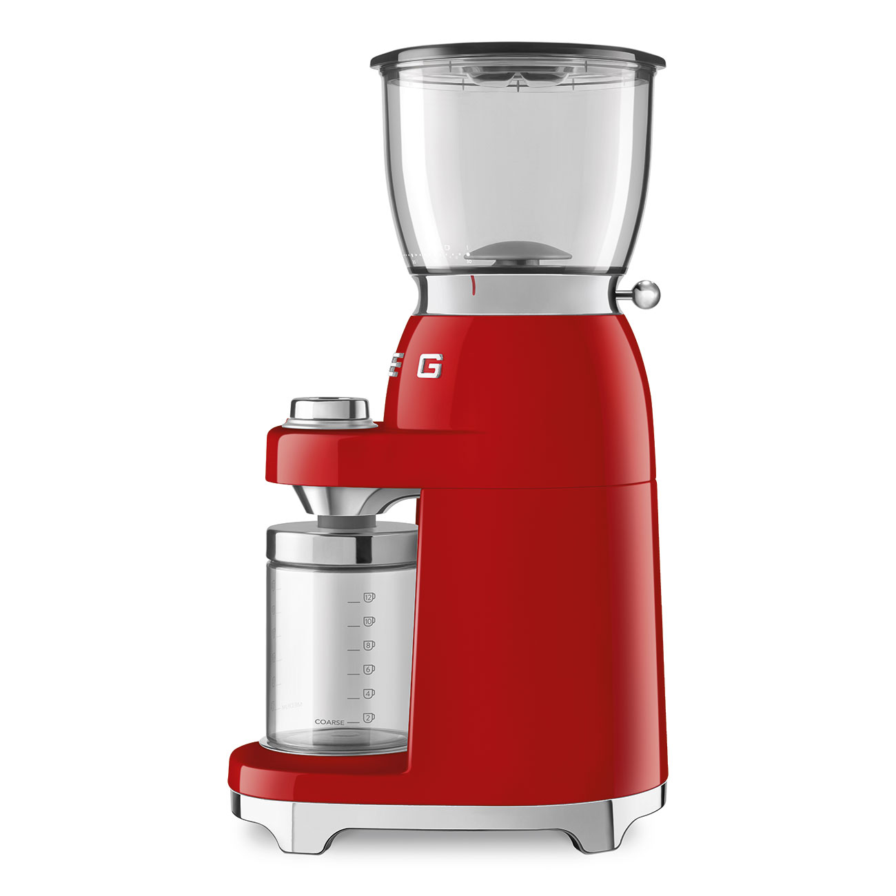 Molinillo de Café Smeg, Estilo años 50, 150w, Rojo, CGF01RDEU