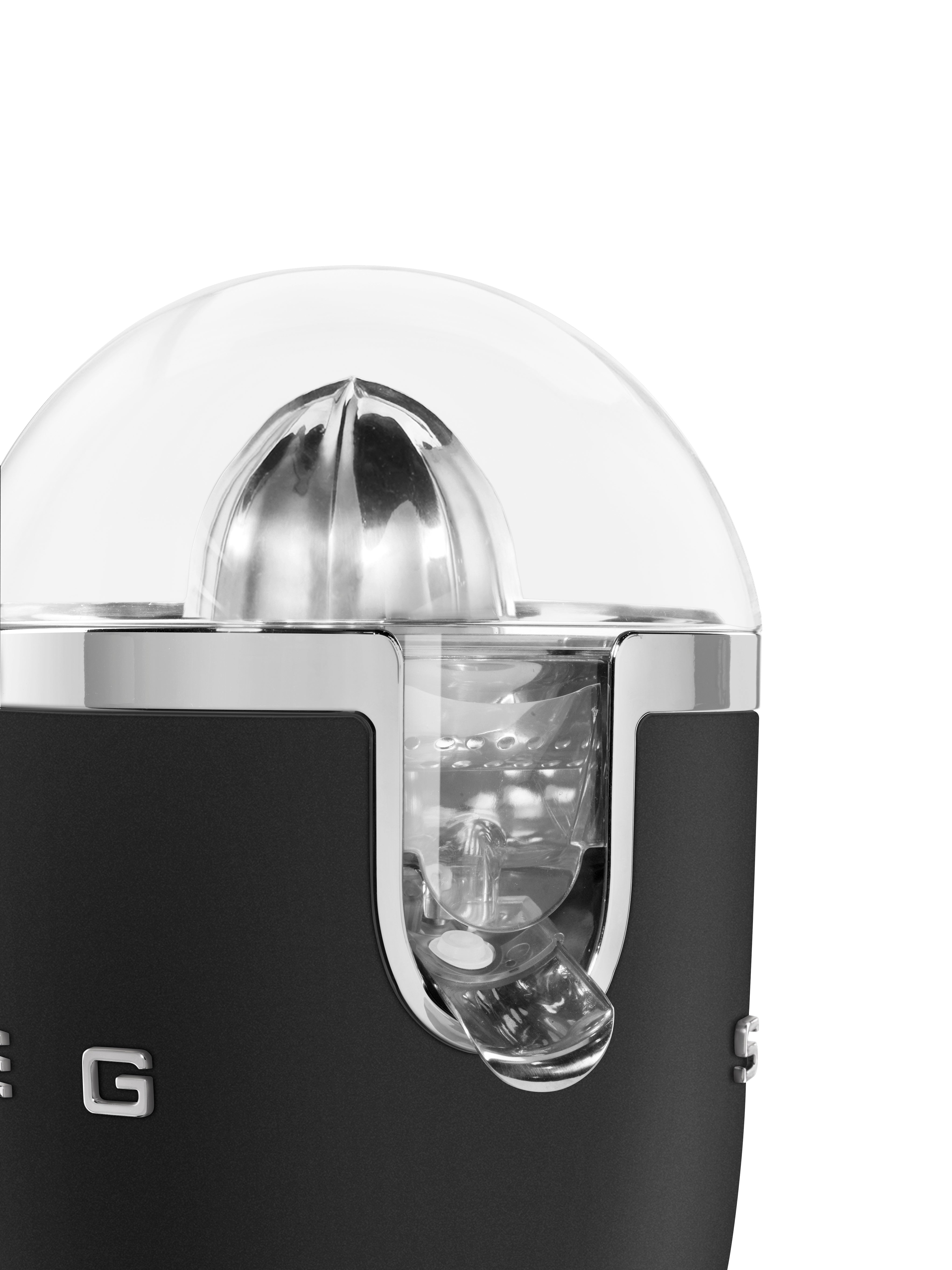Exprimidor Smeg, Estilo años 50, Negro, CJF11BLEU