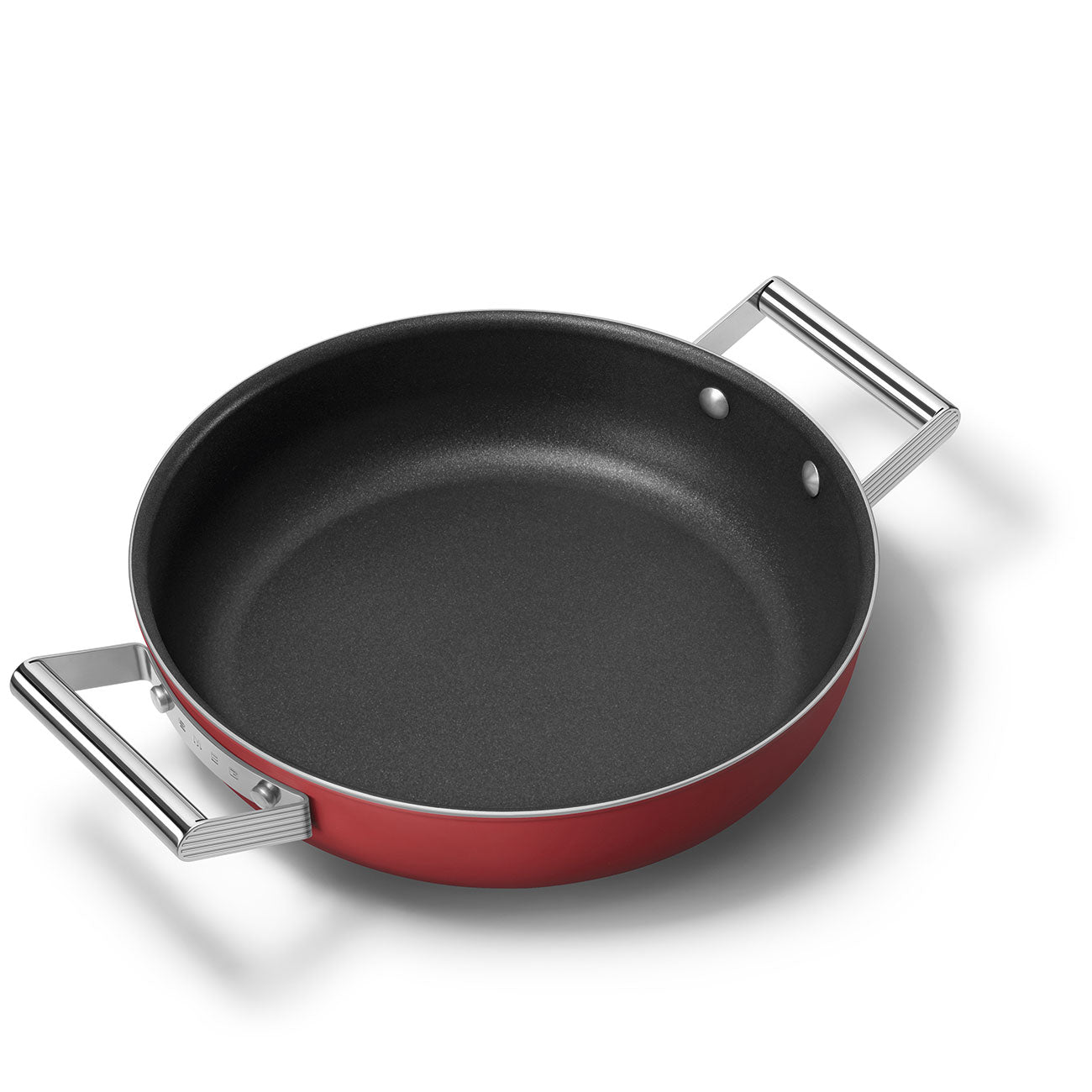 Cacerola Antiadherente Smeg, Estilo años 50, Rojo, CKFD2811RDM